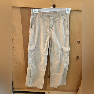Kids Tan Cargo Pants